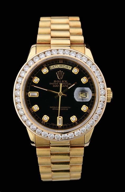 used men's rolex with diamonds.